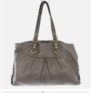 Coach Metallic Olive Green Leather
Ashely Satchel